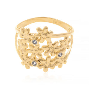 GOLD RING WITH ZIRCONIA