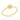GOLD PLATED RING WITH ZIRCONIA