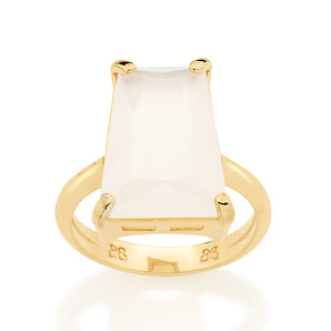 GOLD RING WITH CRISTAL