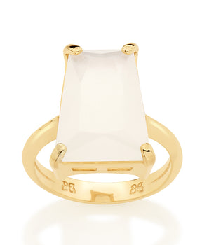 GOLD RING WITH CRISTAL