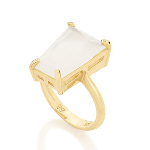 GOLD RING WITH CRISTAL