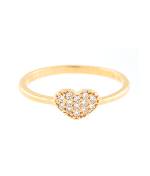GOLD PLATED RING WITH ZIRCONIA