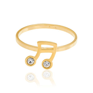 GOLD RING WITH CRISTAL
