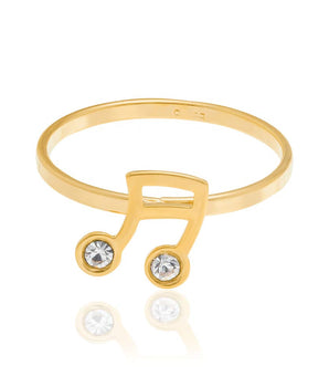 GOLD RING WITH CRISTAL