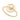 GOLD PLATED RING WITH ZIRCONIA