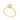 GOLD PLATED RING WITH CRYSTAL