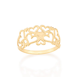 GOLD PLATED RING