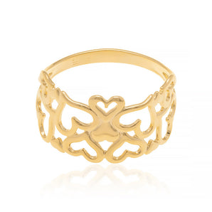 GOLD PLATED RING