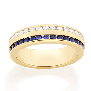 GOLD PLATED WEDDING WITH ZIRCONIA