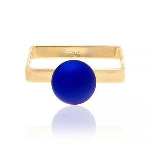 GOLD RING WITH PEARL