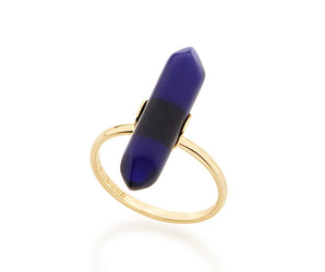 GOLD RING WITH CRISTAL