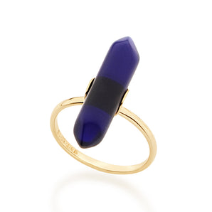 GOLD RING WITH CRISTAL