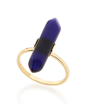 GOLD RING WITH CRISTAL