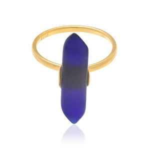 GOLD RING WITH CRISTAL