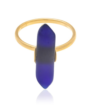 GOLD RING WITH CRISTAL