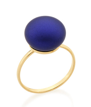 GOLD RING WITH PEARL