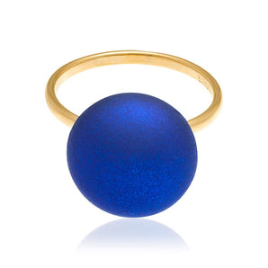 GOLD RING WITH PEARL