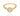 GOLD RING WITH ZIRCONIA