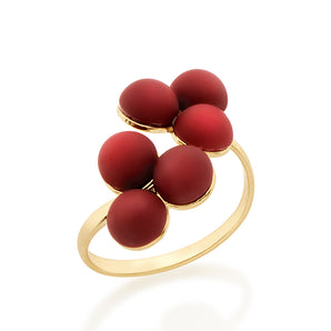 GOLD RING WITH PEARL