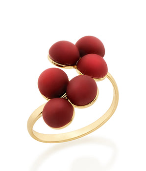 GOLD RING WITH PEARL