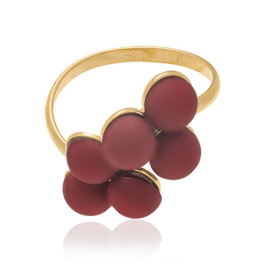 GOLD RING WITH PEARL