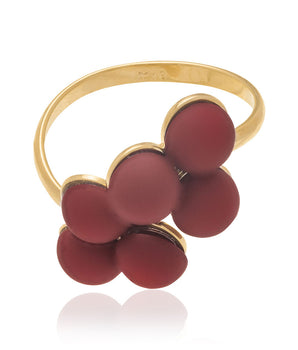 GOLD RING WITH PEARL