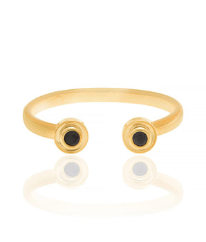 GOLD RING WITH ZIRCONIA
