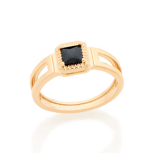 GOLD KID'S RING WITH ZIRCONIA