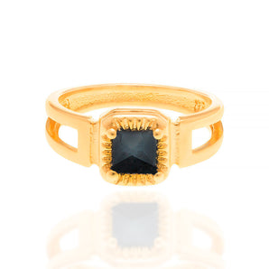 GOLD KID'S RING WITH ZIRCONIA