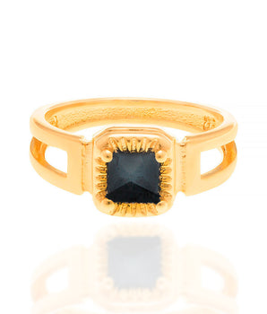 GOLD KID'S RING WITH ZIRCONIA