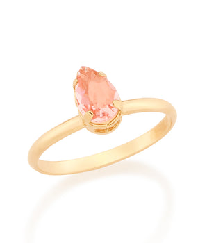 GOLD KID'S RING WITH ZIRCONIA