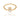 GOLD RING WITH ZIRCONIA