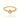 GOLD RING WITH ZIRCONIA