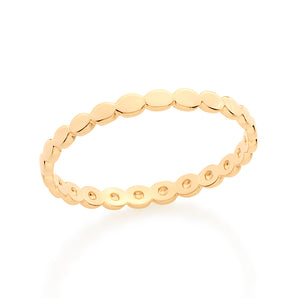 GOLD SPHERES SKINNY RING