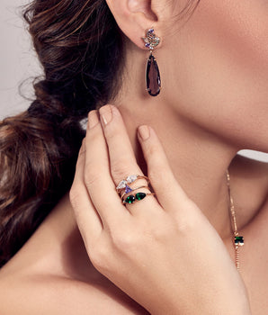 GOLD ULTRA VIOLET RING