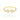 GOLD DOUBLE WATER DROPLET RING IN WHITE