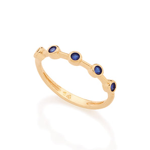 GOLD RING WITH ZIRCONIA