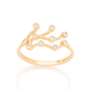 GOLD BRANCHES OF LIGHT RING