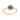 GOLD RING WITH ZIRCONIA