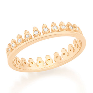 GOLD RING WITH ZIRCONIA