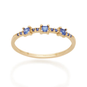 GOLD RING WITH ZIRCONIA