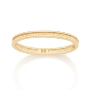GOLD SHINE BRIGHT SKINNY RING