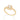 GOLD LUCID DREAMS RING IN WHITE