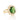 GOLD PURPLE FLOWER RING