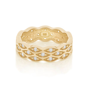 GOLD STARRY NIGHT RING