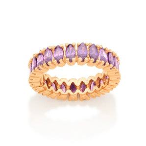 GOLD RING WITH ZIRCONIA