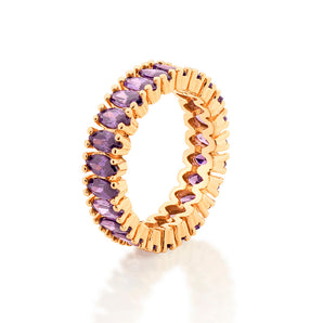 GOLD RING WITH ZIRCONIA