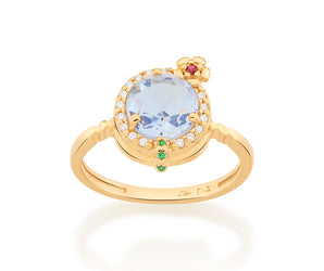 GOLD CURAÇAO DRINK RING
