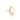 GOLD WHITE WATER DROPLET RING
