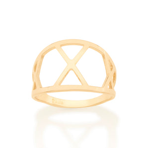 GOLD GEOMETRIC RING